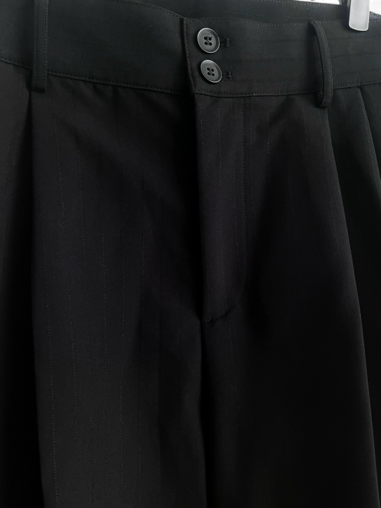 Acyclic — Ring Stripe Double Pleat Crop Pants