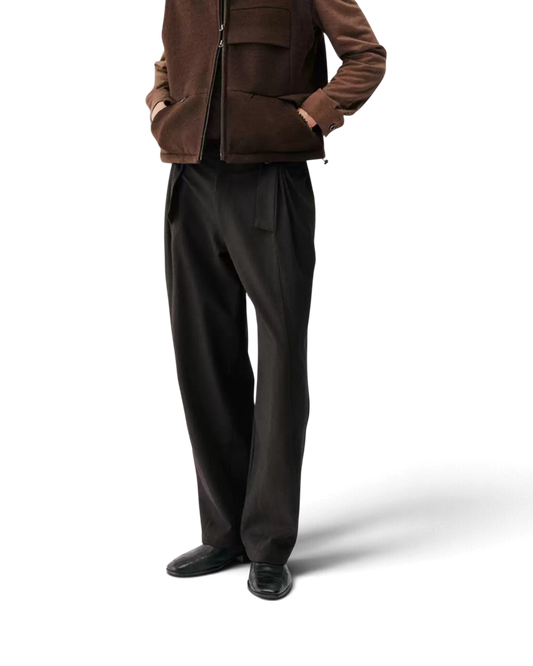 Conchoboe/Hollow Waist Pleat Pants