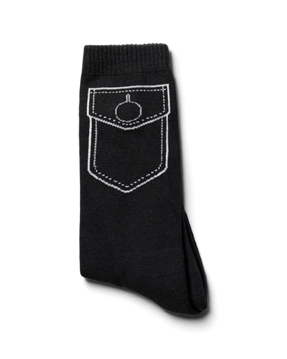 Lnx — Pocket Print Towel Sole Socks（4足セット）