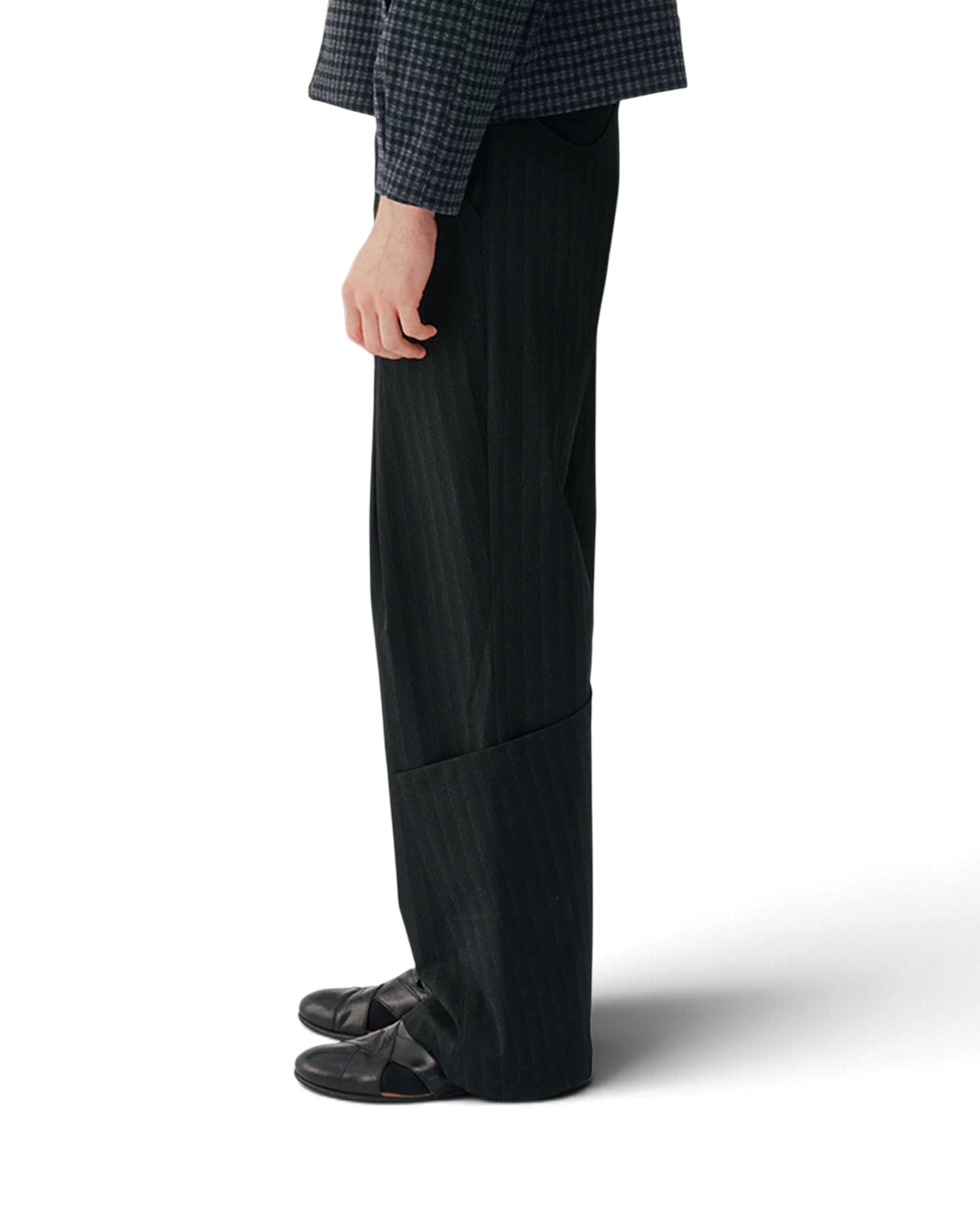 Conchoboe/Dark Stripe Patch Pants