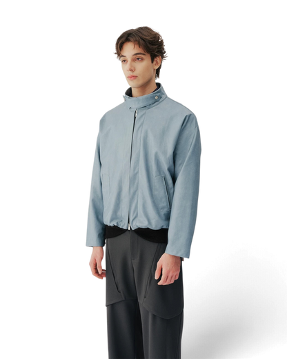 Conchoboe/Pleat Placket Harrington Jacket