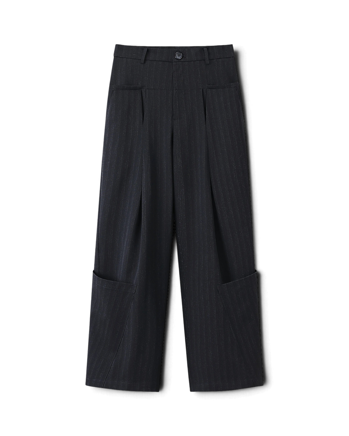 Conchoboe/Dark Stripe Patch Pants flat front