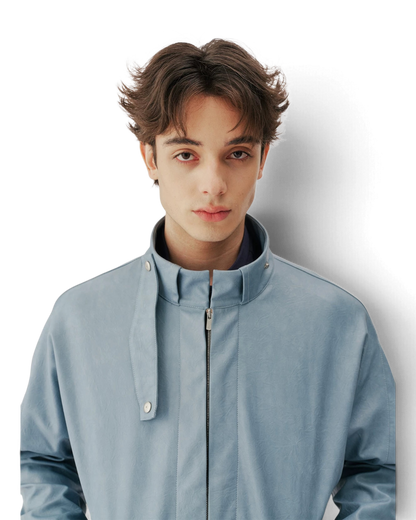 Conchoboe/Pleat Placket Harrington Jacket