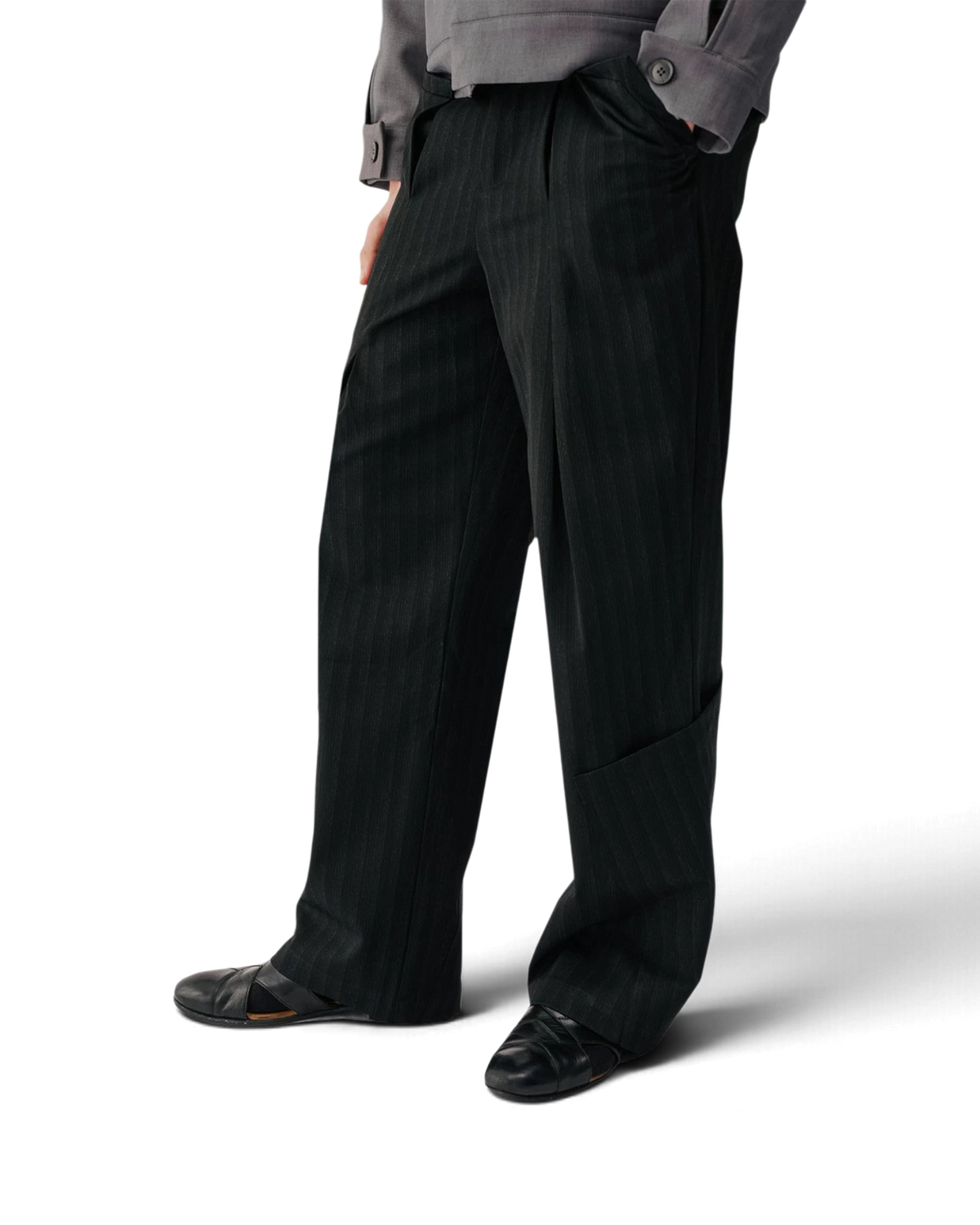 Conchoboe/Dark Stripe Patch Pants