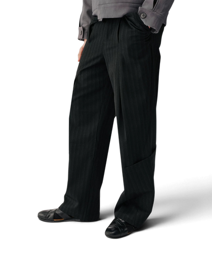 Conchoboe/Dark Stripe Patch Pants