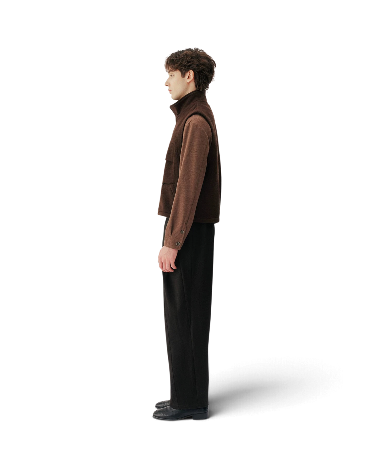 Conchoboe/Hollow Waist Pleat Pants