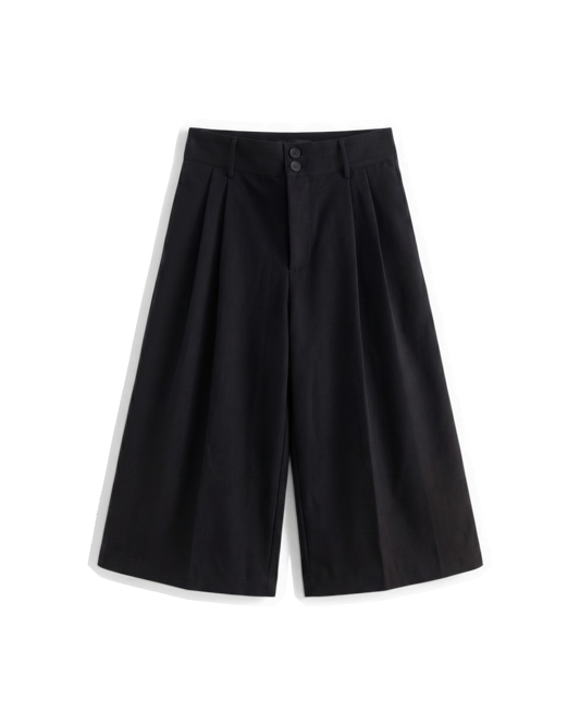 Acyclic — Ring Stripe Double Pleat Crop Pants