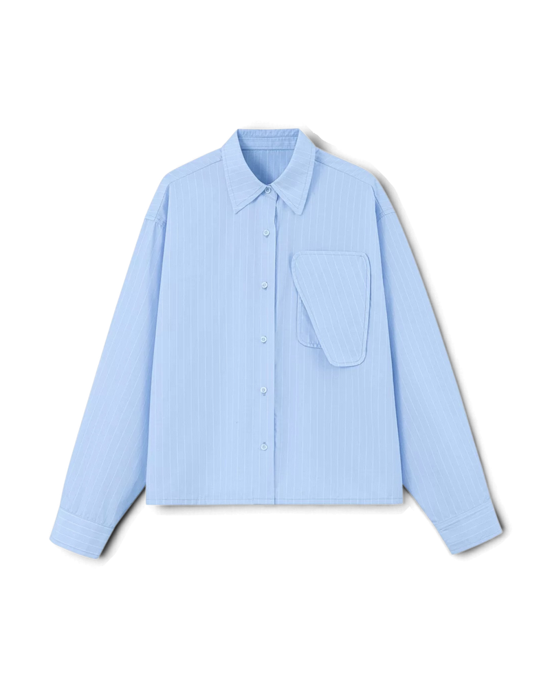 Lnx — Remanent Structured Pocket Wide Shirt