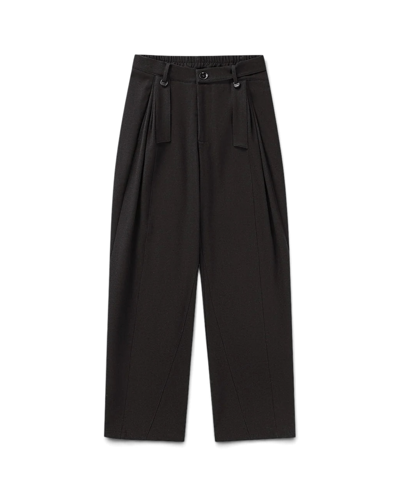 Conchoboe/Hollow Waist Pleat Pants