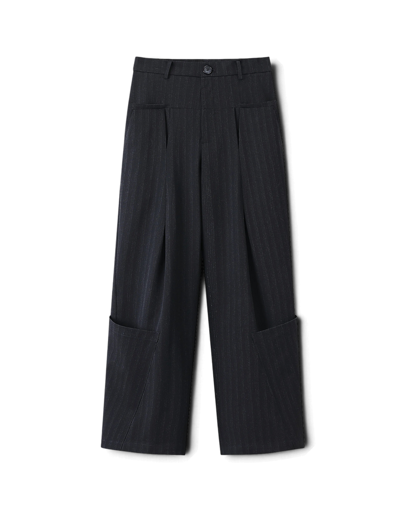 Conchoboe/Dark Stripe Patch Pants