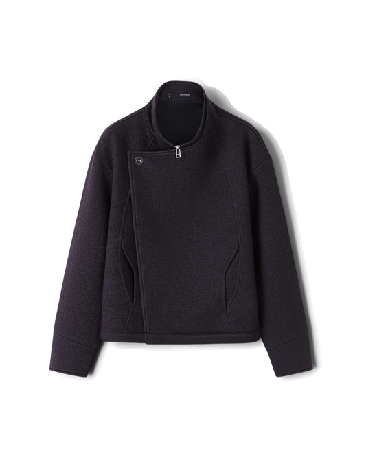 Conchoboe/Patchwork Stand Collar Jacket