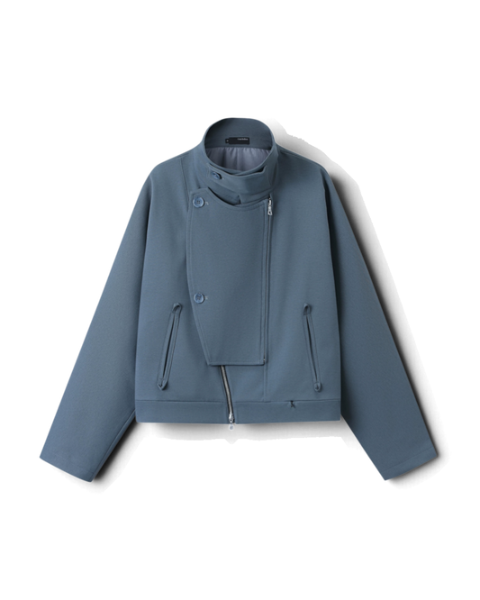 Conchoboe/Asymmetric Detachable Batwing Jacket
