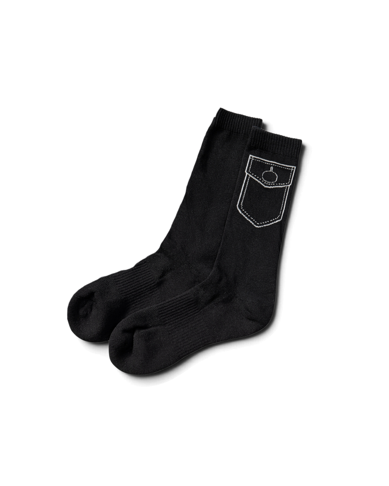 Lnx — Pocket Print Towel Sole Socks（4足セット）