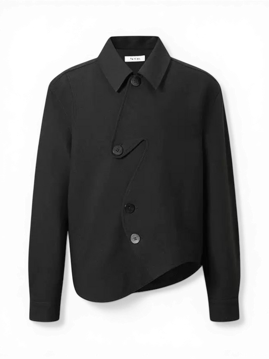 Pointless ー Asymmetric Button Jacket