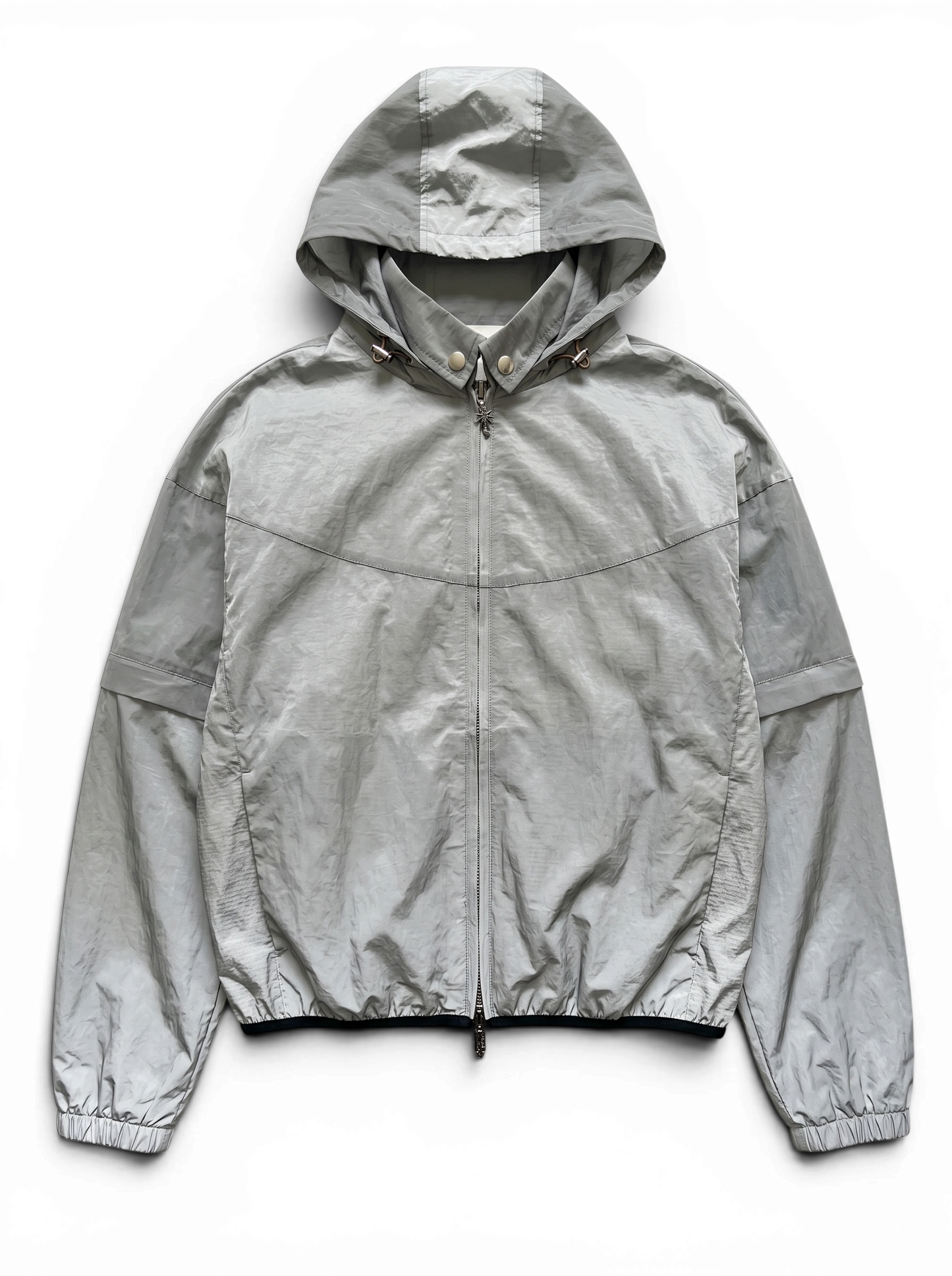 Pointless — Silver Metallic Removable Sleeve Jacket
