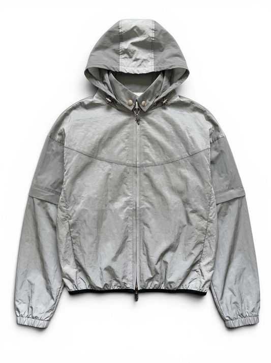 Pointless — Silver Metallic Removable Sleeve Jacket