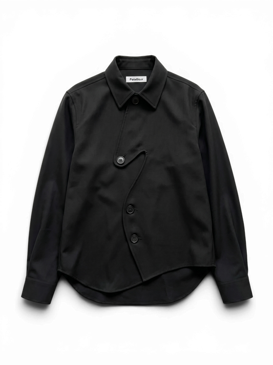 Pointless ー Asymmetric Button Jacket