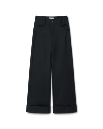Lnx — Marg Flared Hem Wool Trousers