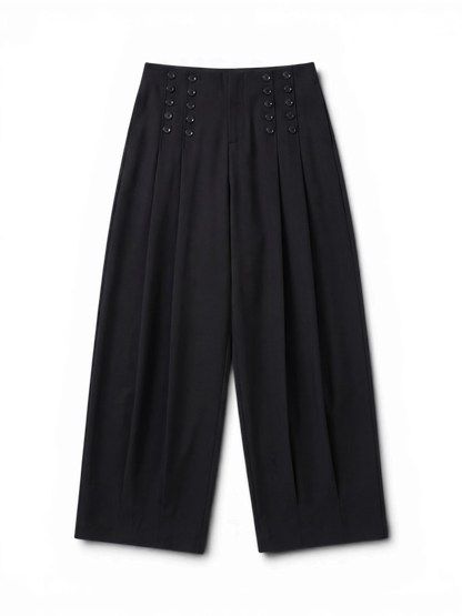 Acyclic — Ring Double Breast Wide Leg Pants