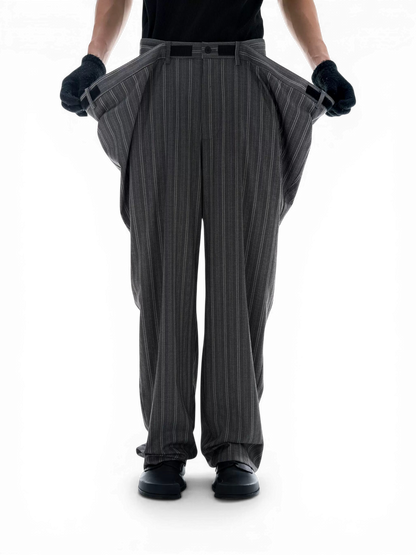 Pointless — 3 Waistband Stripe Suit Pants