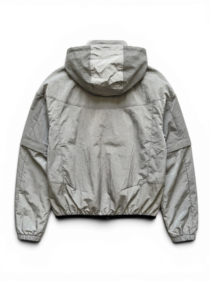 Pointless — Silver Metallic Removable Sleeve Jacket
