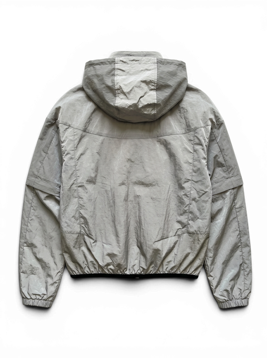 Pointless — Silver Metallic Removable Sleeve Jacket
