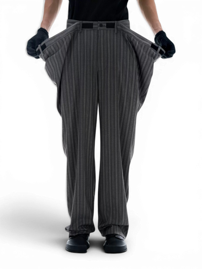 Pointless — 3 Waistband Stripe Suit Pants