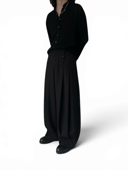 Acyclic — Ring Double Breast Wide Leg Pants