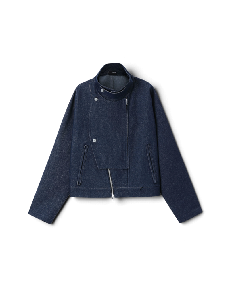 Conchoboe/Asymmetric Detachable Batwing Jacket