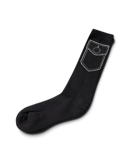 Lnx — Pocket Print Towel Sole Socks（4足セット）