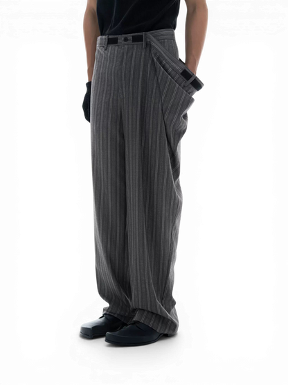 Pointless — 3 Waistband Stripe Suit Pants