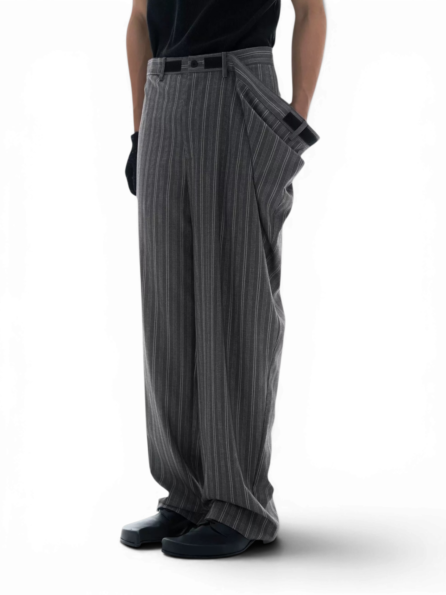 Pointless — 3 Waistband Stripe Suit Pants