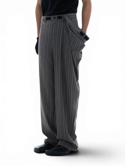 Pointless — 3 Waistband Stripe Suit Pants