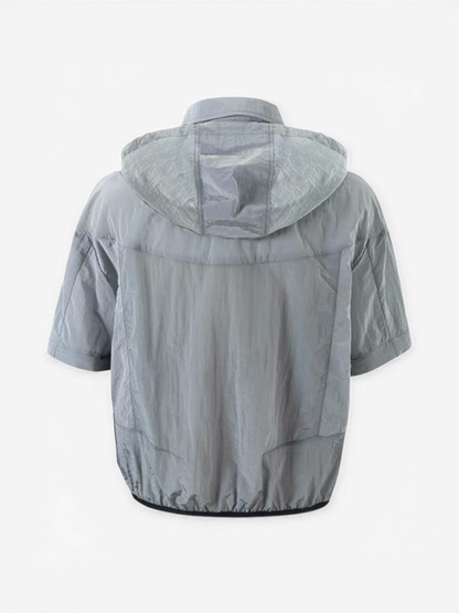 Pointless — Silver Metallic Removable Sleeve Jacket