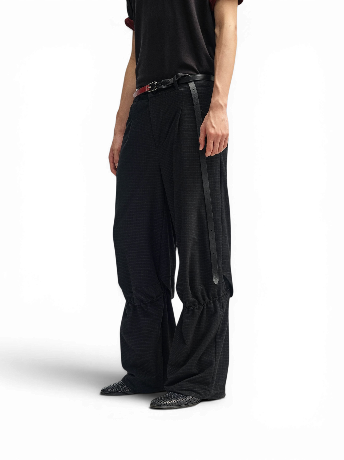 Lnx — Node Drawstring Wool Pants