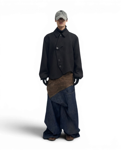 Pointless ー Asymmetric Button Jacket