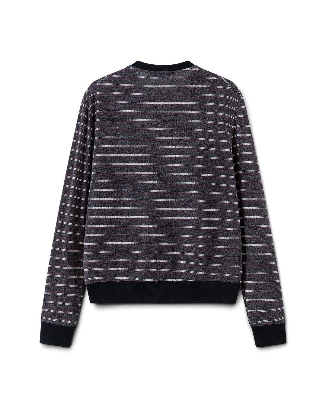 Lnx — Stria Striped Slim Knit Cardigan