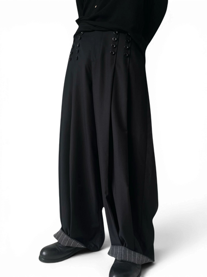 Acyclic — Ring Double Breast Wide Leg Pants