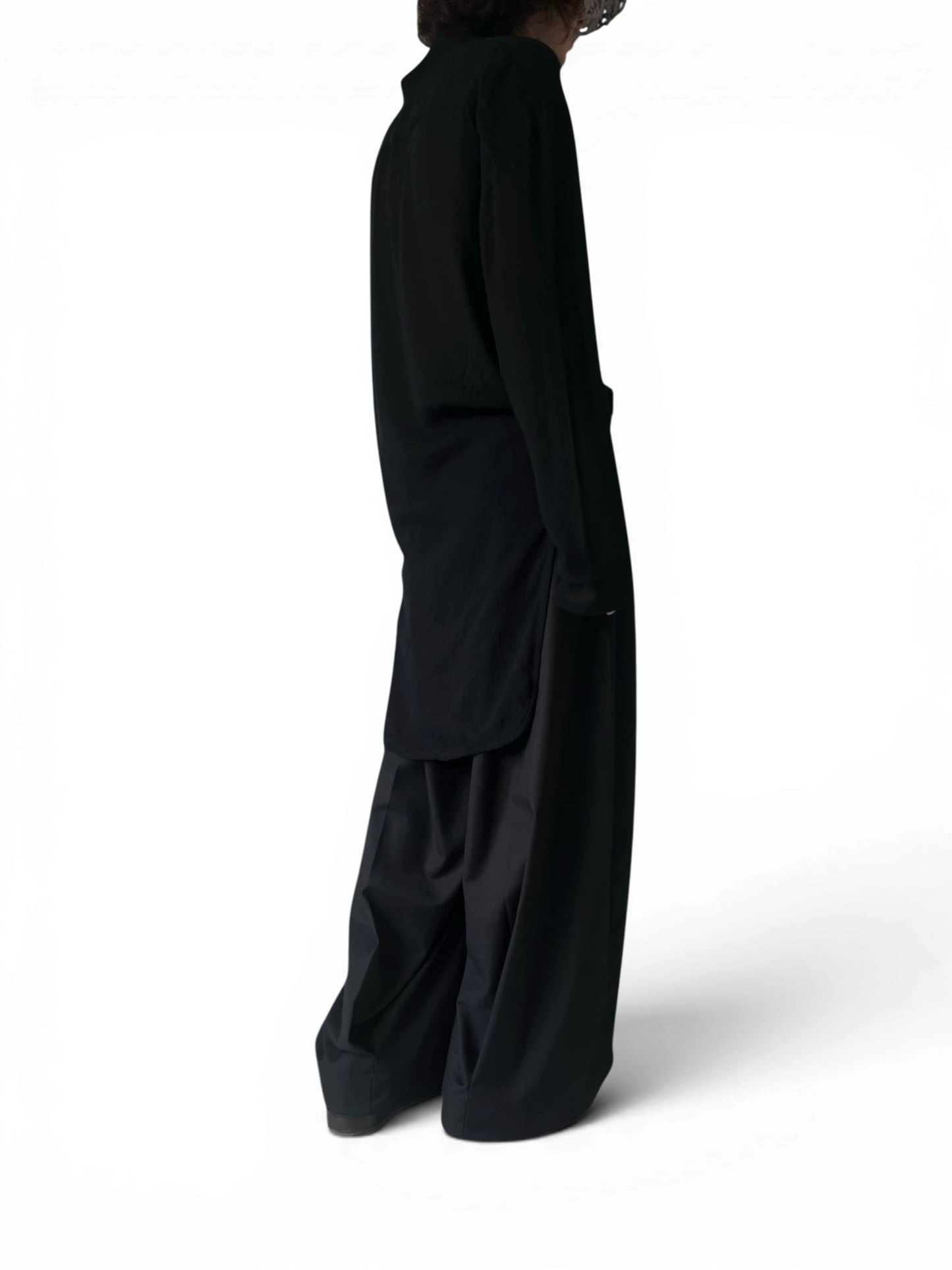 Acyclic — Ring Double Breast Wide Leg Pants