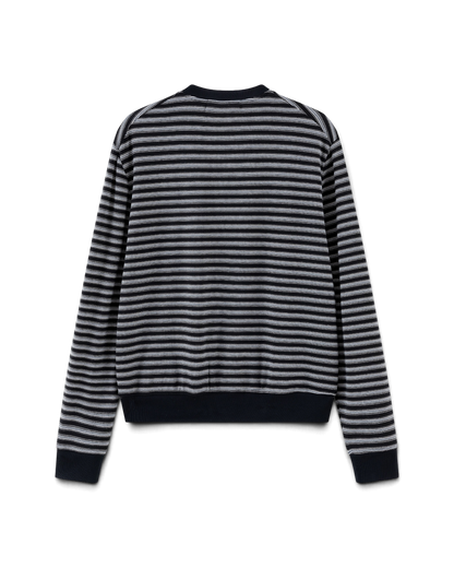 Lnx — Stria Striped Slim Knit Cardigan