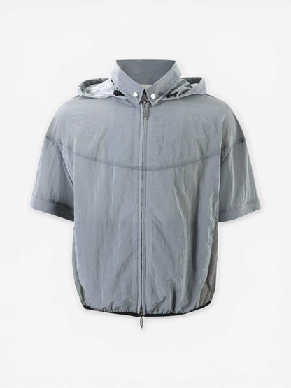 Pointless — Silver Metallic Removable Sleeve Jacket