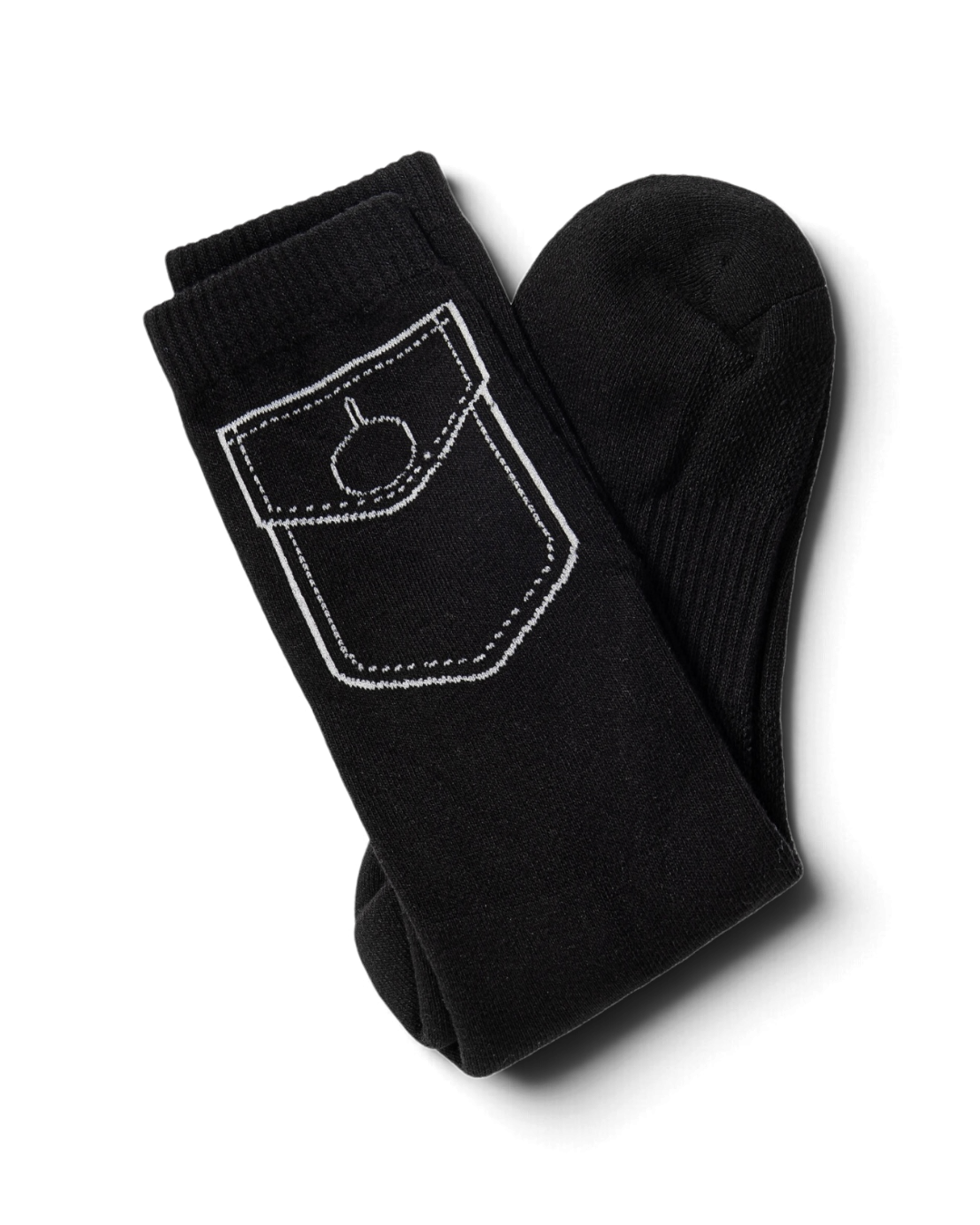 Lnx — Pocket Print Towel Sole Socks（4足セット）