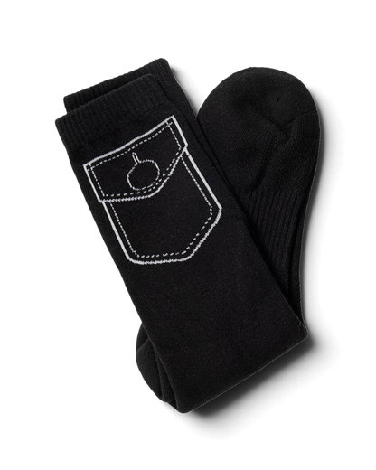 Lnx — Pocket Print Towel Sole Socks（4足セット）