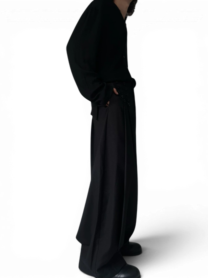 Acyclic — Ring Double Breast Wide Leg Pants