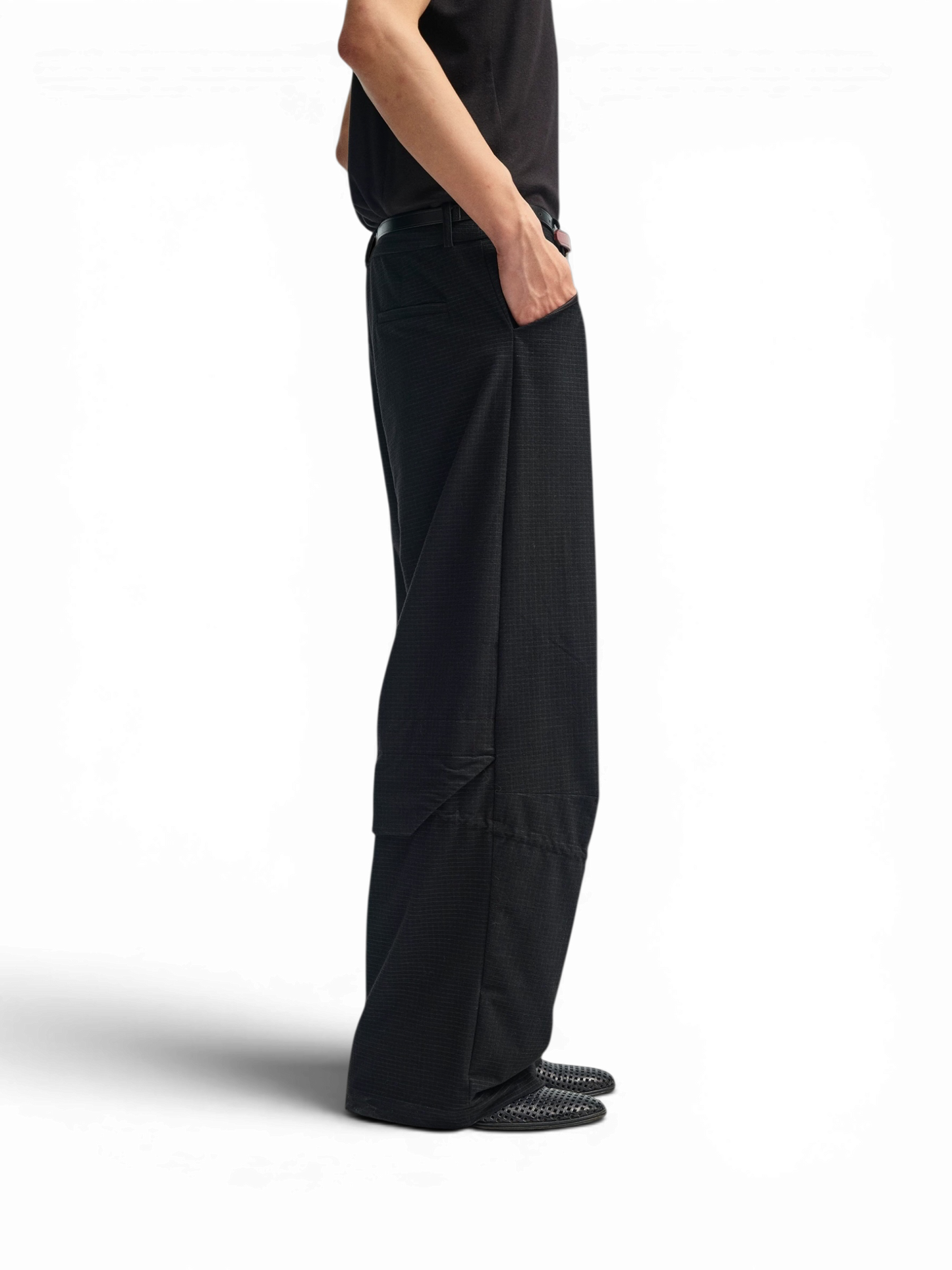 Lnx — Node Drawstring Wool Pants