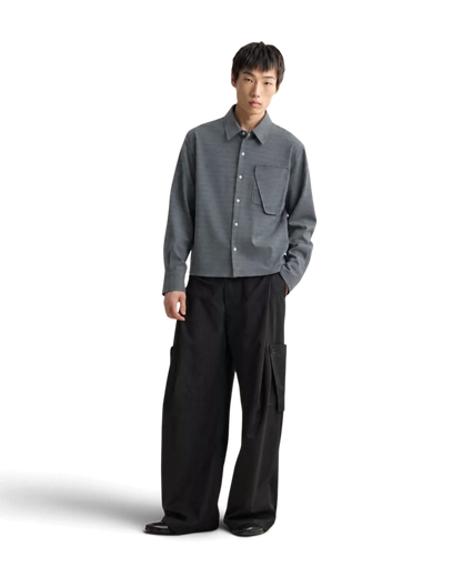 Lnx — Remanent Structured Pocket Wide Shirt
