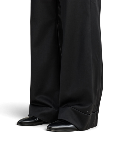 Lnx — Marg Flared Hem Wool Trousers
